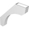 Ekena Millwork 4-in. W x 26-in. D x 30-in. H Legacy Architectural Grade PVC Knee Brace BRCP04X26X30LEC - alternate 2